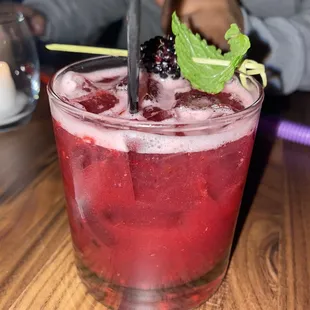 a close up of a drink in a glass