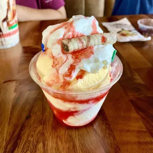 Strawberry Sundae