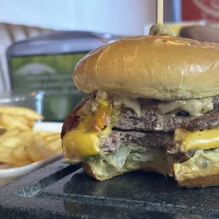 Cheese Burger Meal Fries