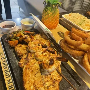 Chicken And Shrimp Platter