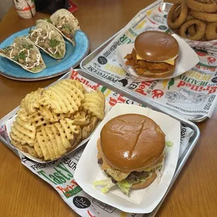 burgers, food, burger