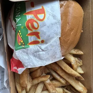 Chicken Sandwich, Fries &amp; Drink