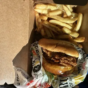 Chicken Sandwich &amp; Fries