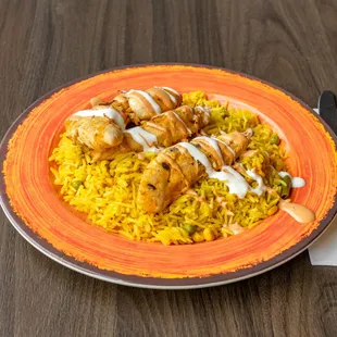 paella, food