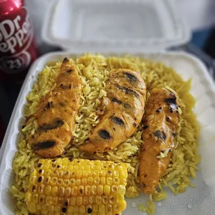Chicken Tender Rice Bowls