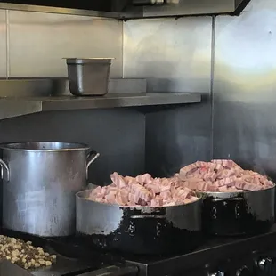 So they do have pork in case you were wondering
