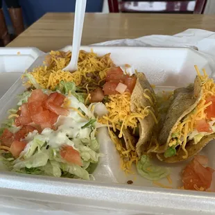 Ground Beef Taco Plate