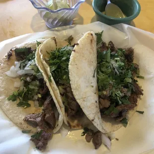 Bistec tacos