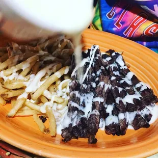 Steak &amp; Fries w/ queso