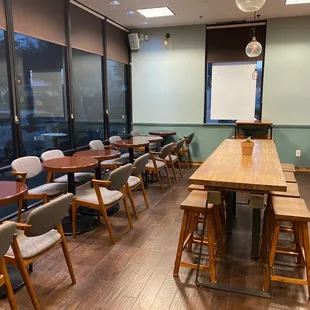Inside seating