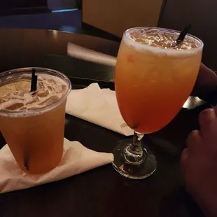 Strawberry peach Hennessey n hurricane