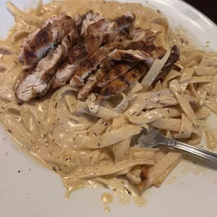 Jerk Chicken Pasta - Too soupy.