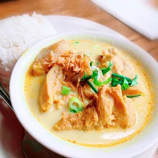 Curry Chicken Rice Plate