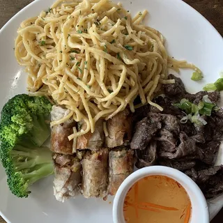Charbroiled Beef Rice Plate