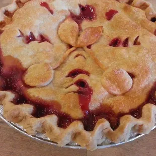 Fresh cherry pie!