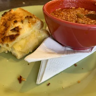 Grilled cheese and Soup