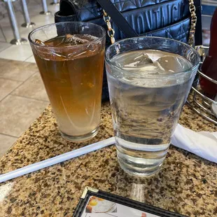 Palmer with homemade lemonade