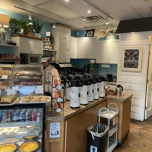 Self serve coffee counter