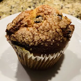 Excellent Blueberry Muffins with lots of actual blueberries