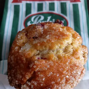 Cranberry orange muffin