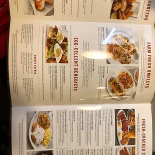 Omelet menu
