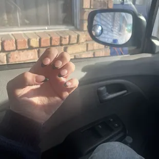 When I just got my nails done!!!