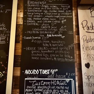 Our current Food Menu