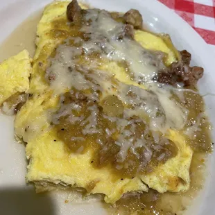 Chile Verde Omelet