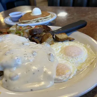 Chicken Fried Steak and Eggs w extra gravy
