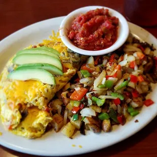 The Mother Lode Omelette, definitely hits the spot! I highly recommend this on your next breakfast stop!
