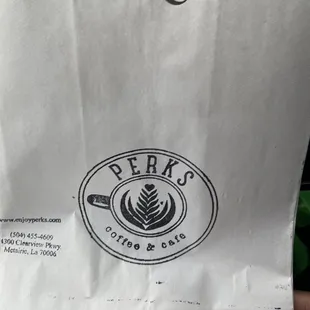 Perk bag