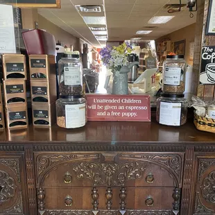 We also offer Rishi Tea to help you refresh and relax.