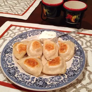 Potatoes and cheese.
