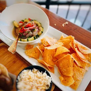 Mexican bay scallop ceviche / $24