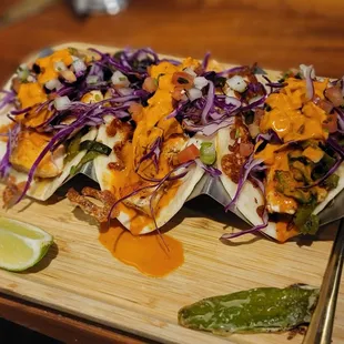Salmon Tacos
