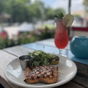 Crispy Skin Bay of Fundy Salmon a la Plancha