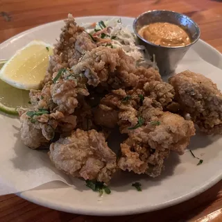 Cornmeal Fried Oysters