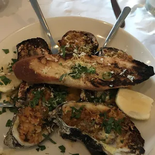 Wood Grilled Oysters