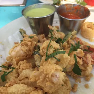 Salt and Jalapeno Pepper Fried Calamari
