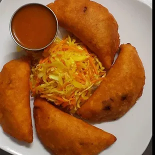 a plate of food