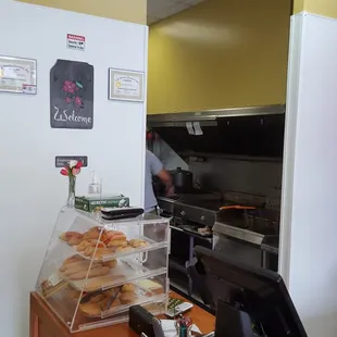 a bakery counter