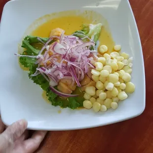 a plate of food