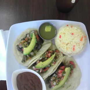 Tacos platter