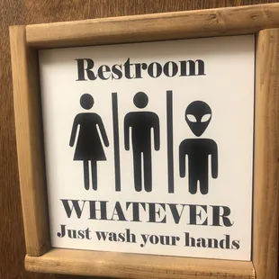 restroom sign