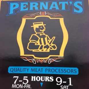 a sign for the restaurant