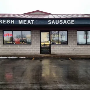 the front of a restaurant