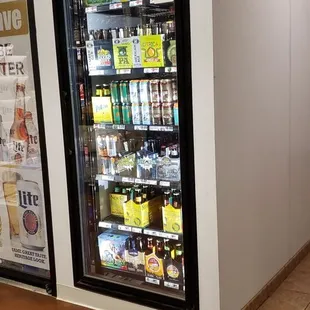 a refrigerator in a store