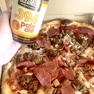 Take me home for the ball game! Pizza and 394 Alesmith!