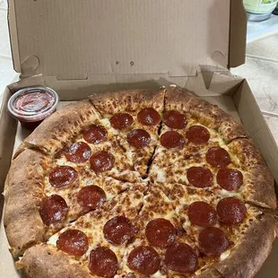 Cheese Stuff Crust Pepperoni Pizza