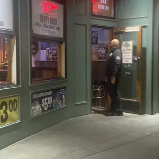 Bouncer that hits women